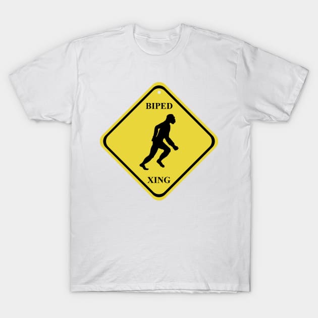 Australopithecus XING T-Shirt by WSnyder Paleo Designs